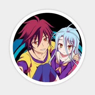 No Game No Life - Sora and Shiro Magnet